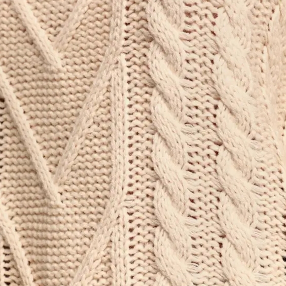 Lulus Call Me Cozy Cream Cable Knit - Picture 3 of 4